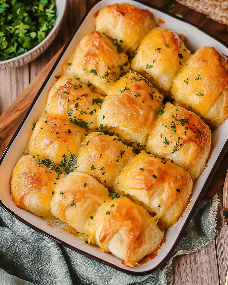 Cheesy Chicken Crescent Rolls Recipe