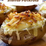 Cheesy French Onion Stuffed Potatoes