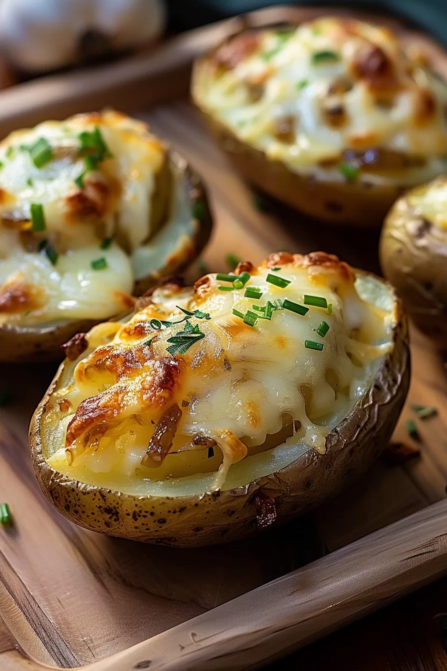 Cheesy French Onion Stuffed Potatoes