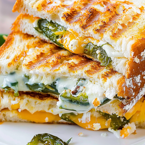 Cheesy Jalapeno Popper Grilled Cheese