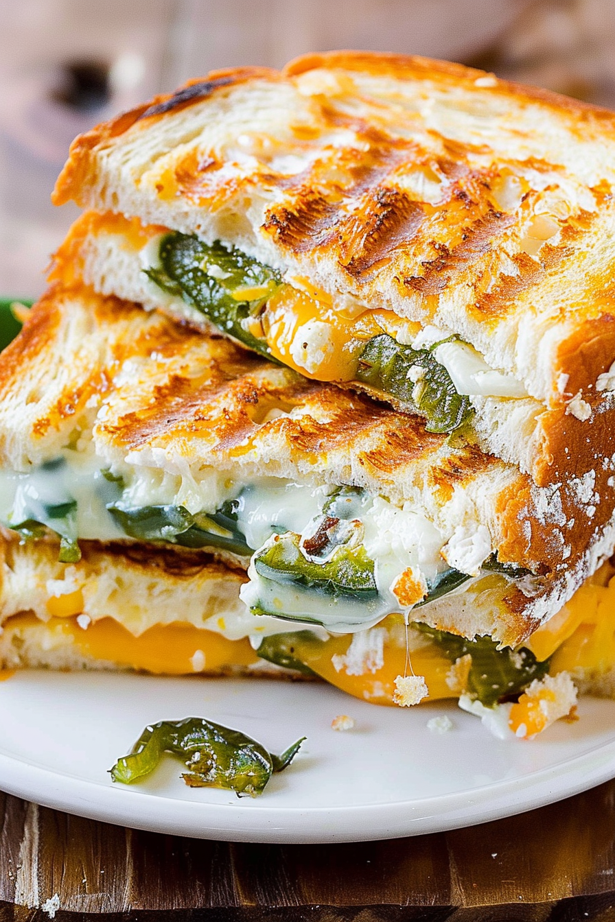 Cheesy Jalapeno Popper Grilled Cheese