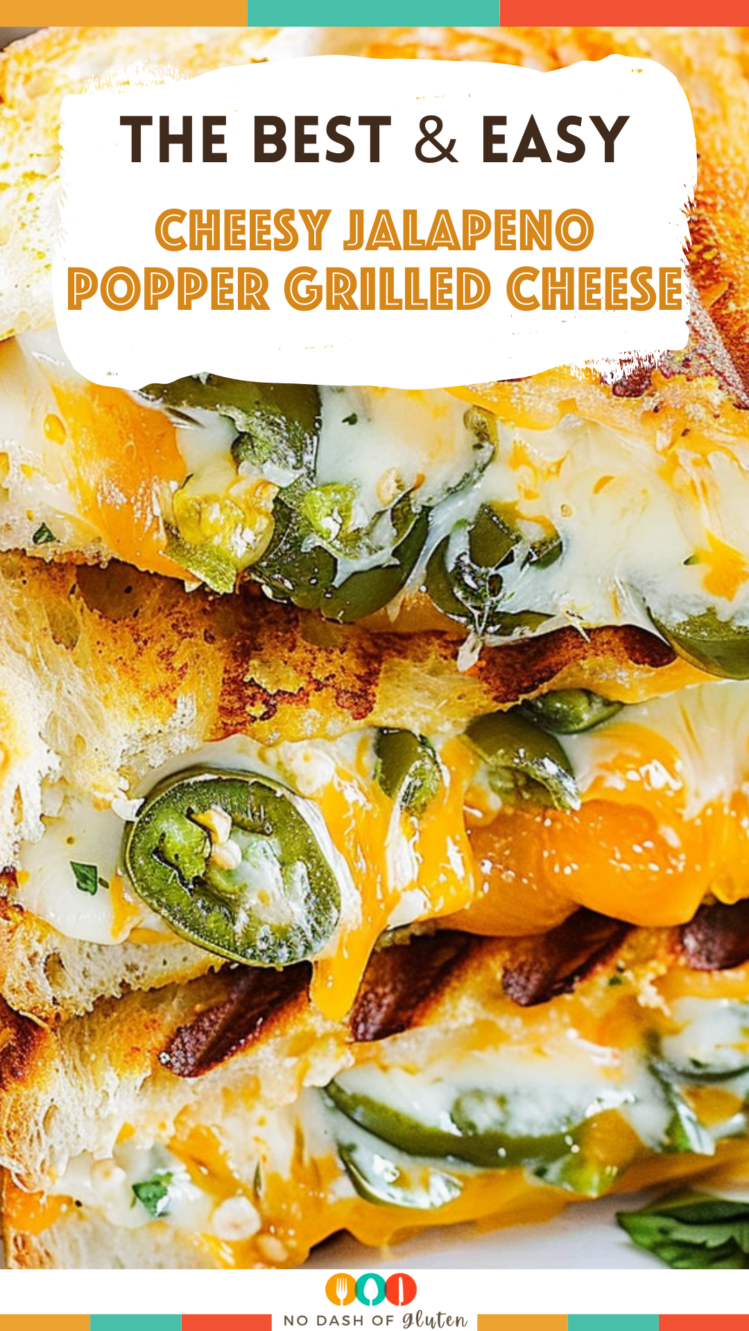 Cheesy Jalapeno Popper Grilled Cheese