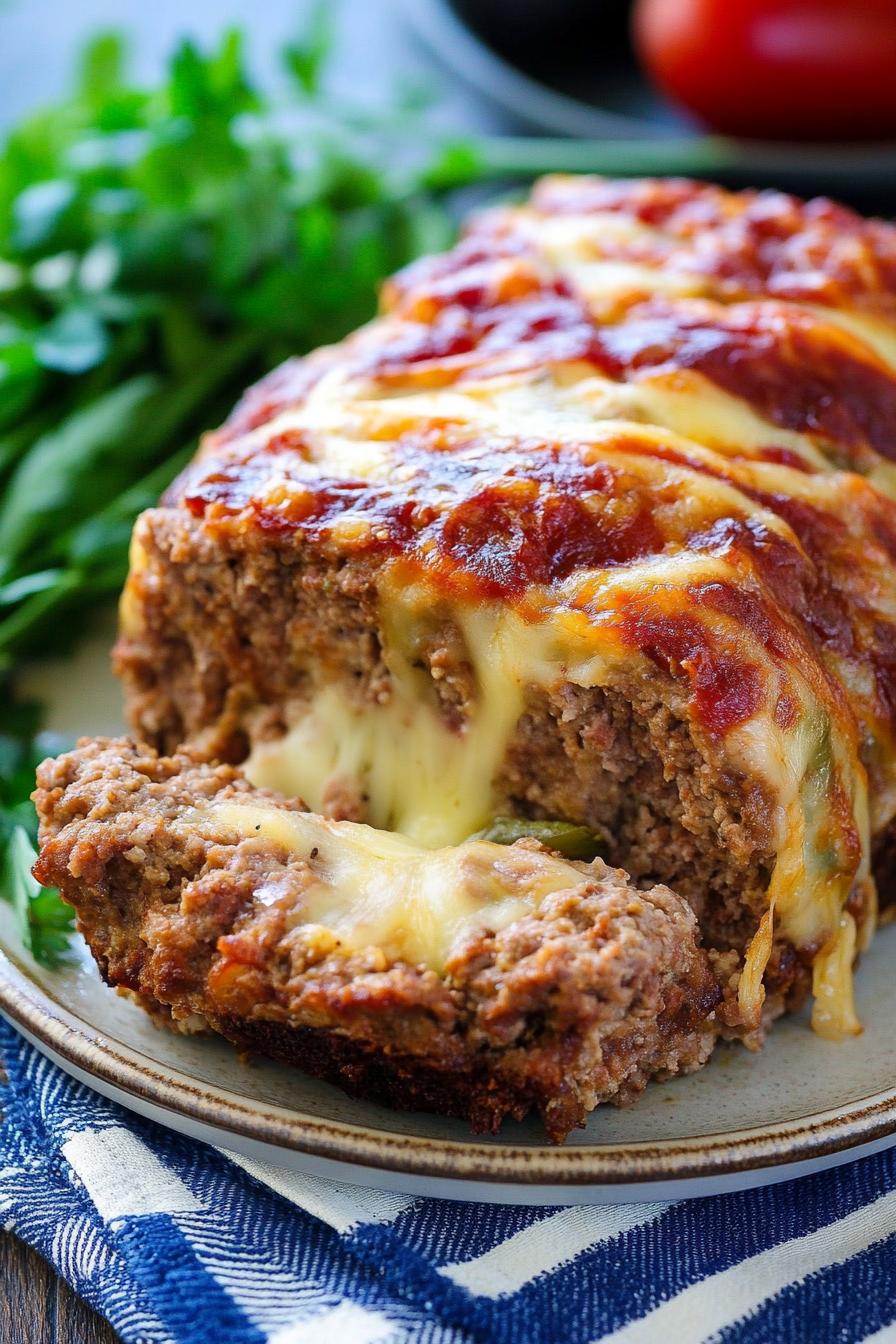 Cheesy Jalapeno Popper Meatloaf