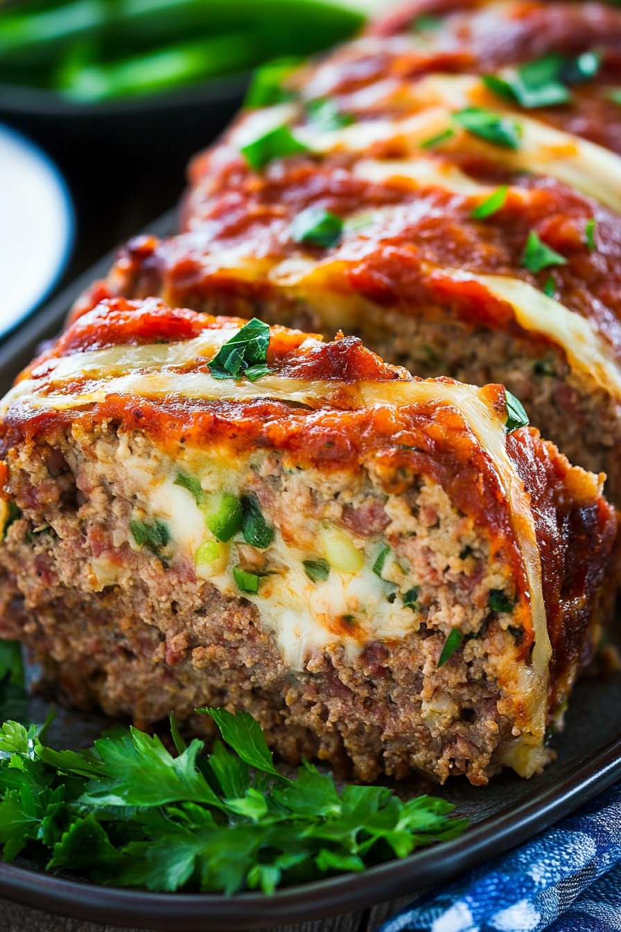 Cheesy Jalapeno Popper Meatloaf