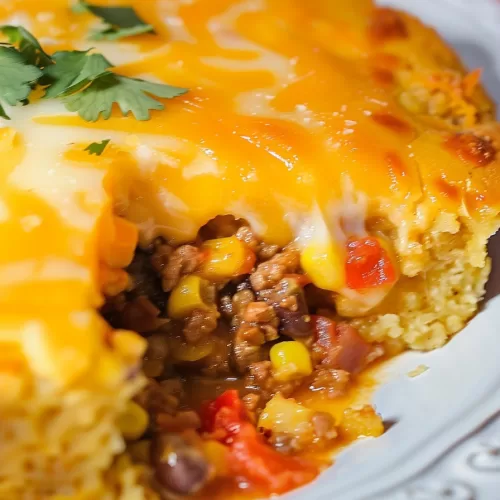 Cheesy Mexican Cornbread Casserole