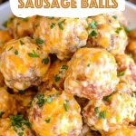 Cheesy Rotel Sausage Balls