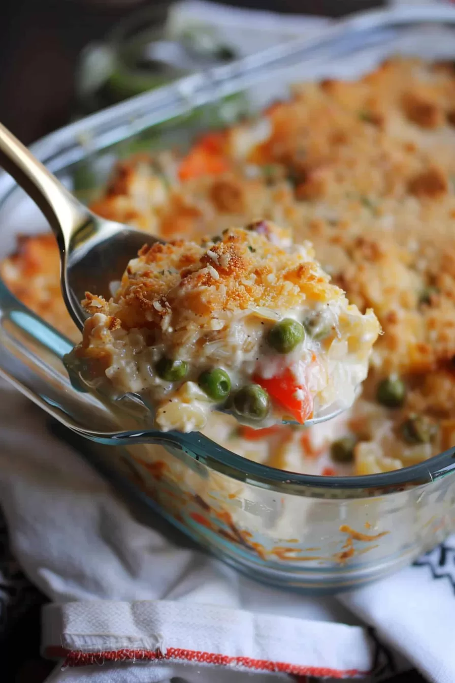 Cheesy Shoepeg Corn Casserole