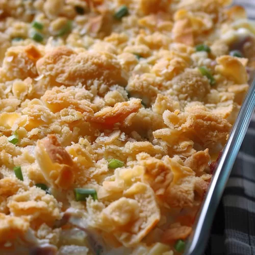 Cheesy Shoepeg Corn Casserole