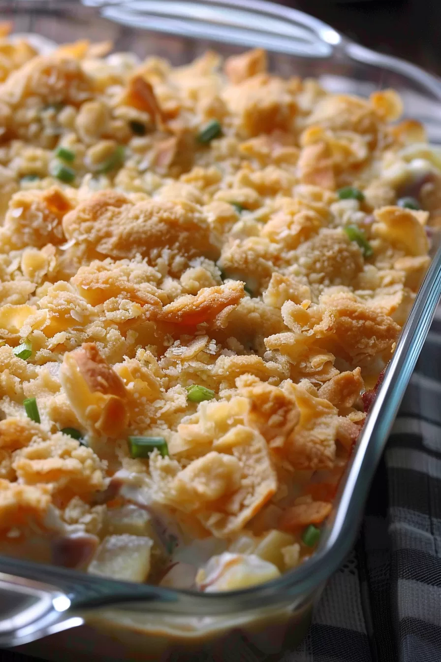 Cheesy Shoepeg Corn Casserole