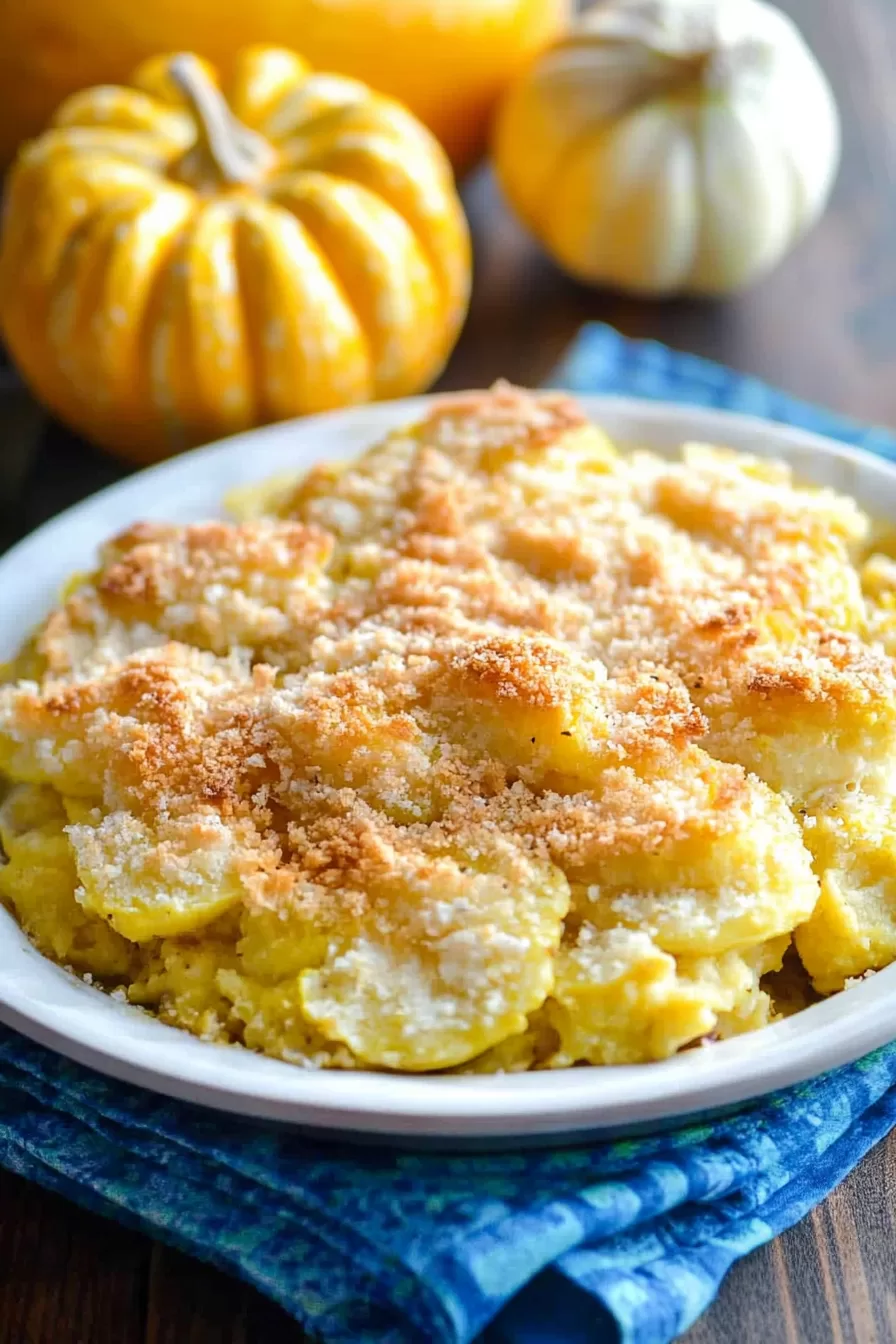 Cheesy Southern Squash Casserole