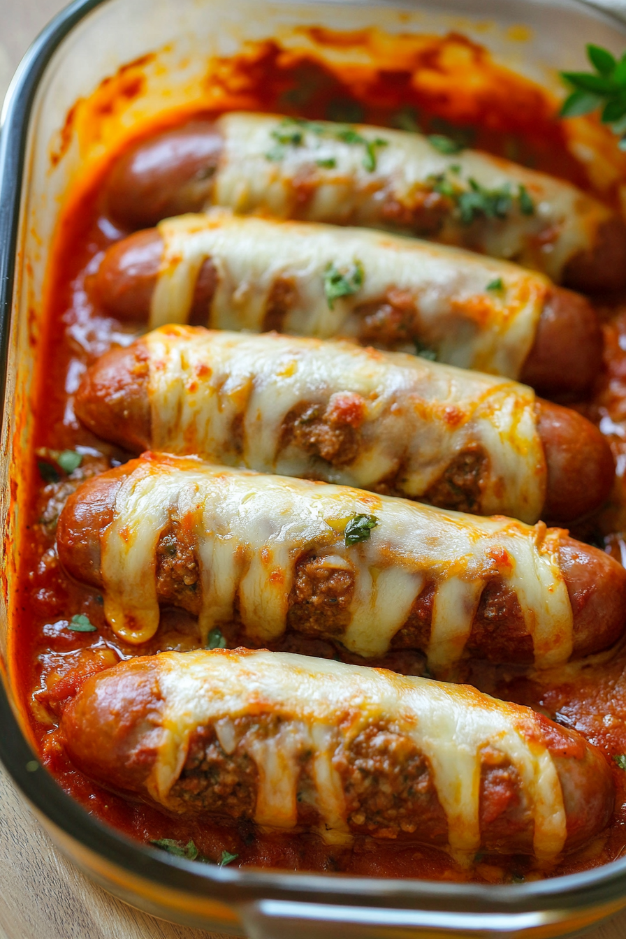 Cheesy Stuffed Italian Sausage