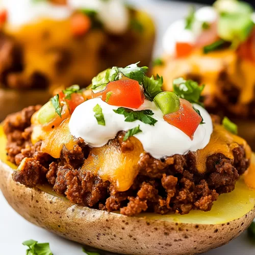 Cheesy Taco Potatoes