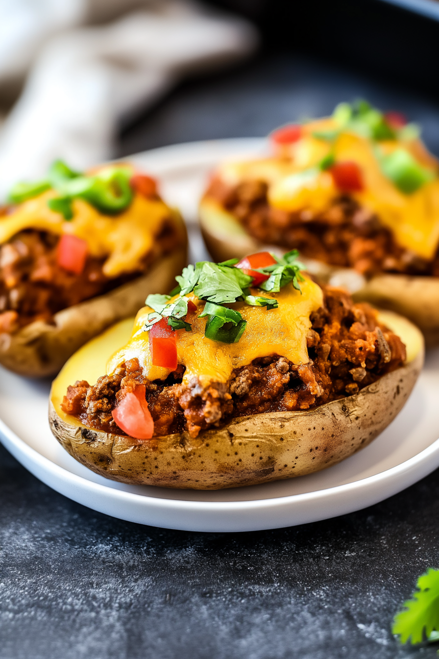 Cheesy Taco Potatoes