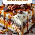 Chocolate Caramel Turtle Lasagna