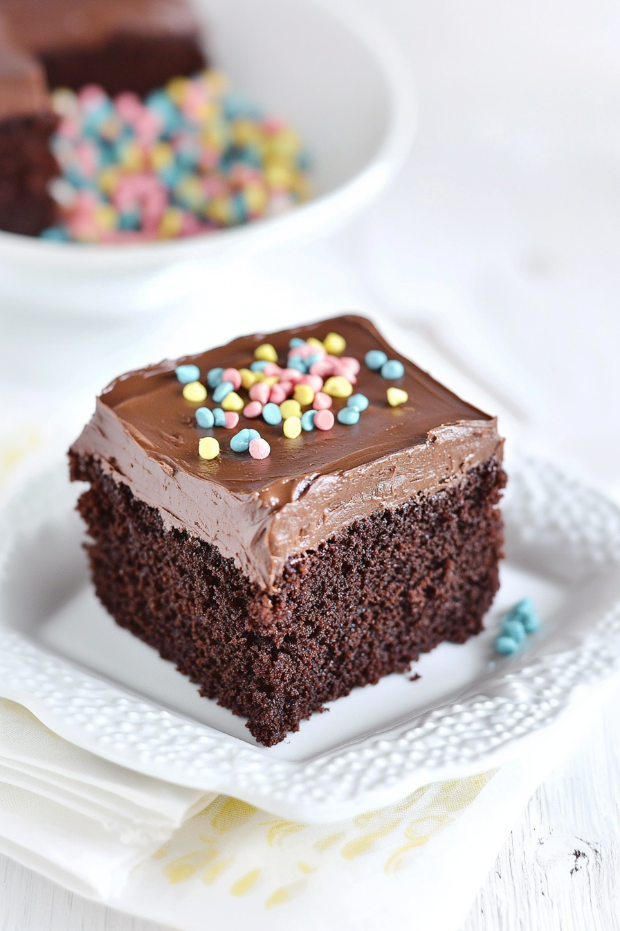 Chocolate Depression Cake Recipe