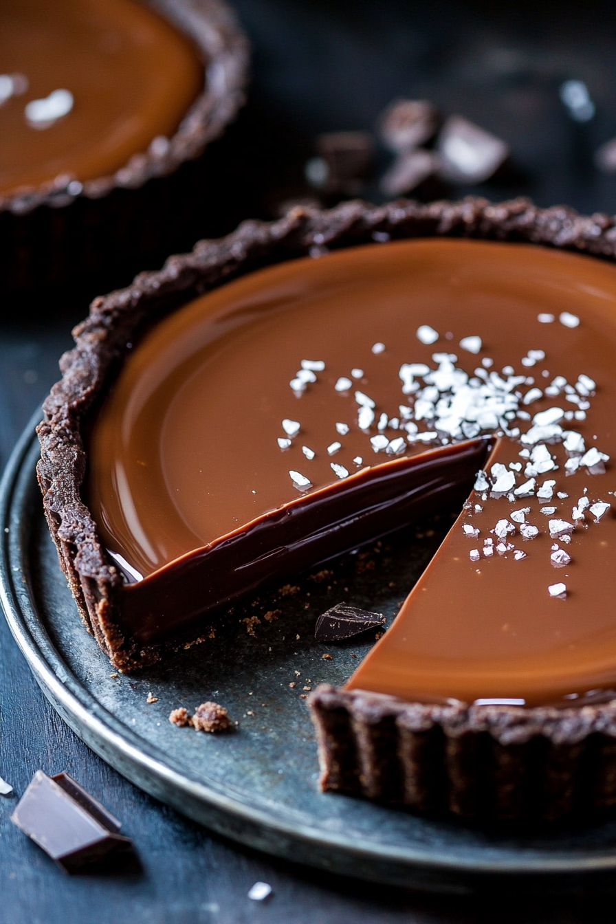 Chocolate Salted Caramel Tart Recipe