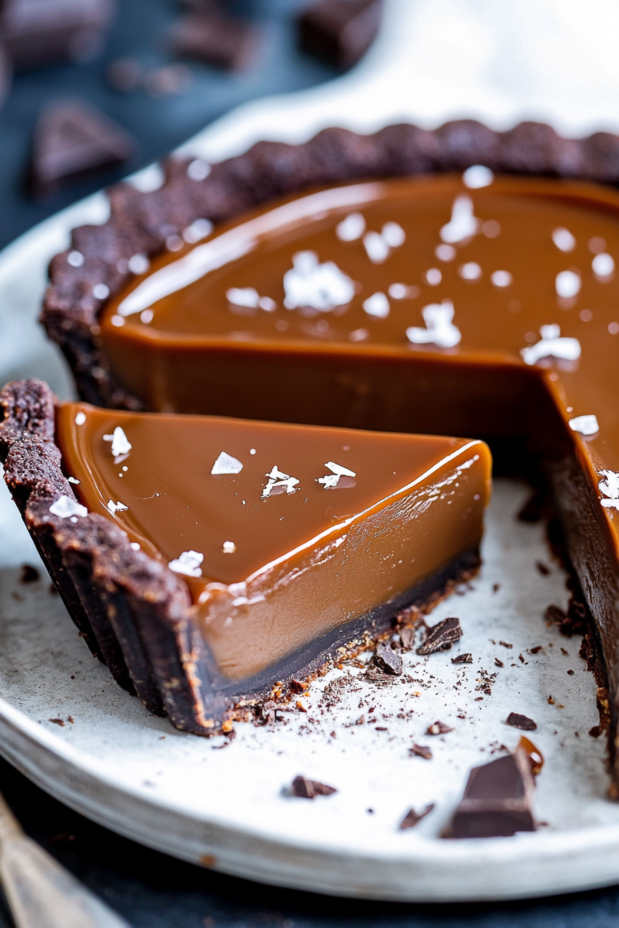 Chocolate Salted Caramel Tart Recipe