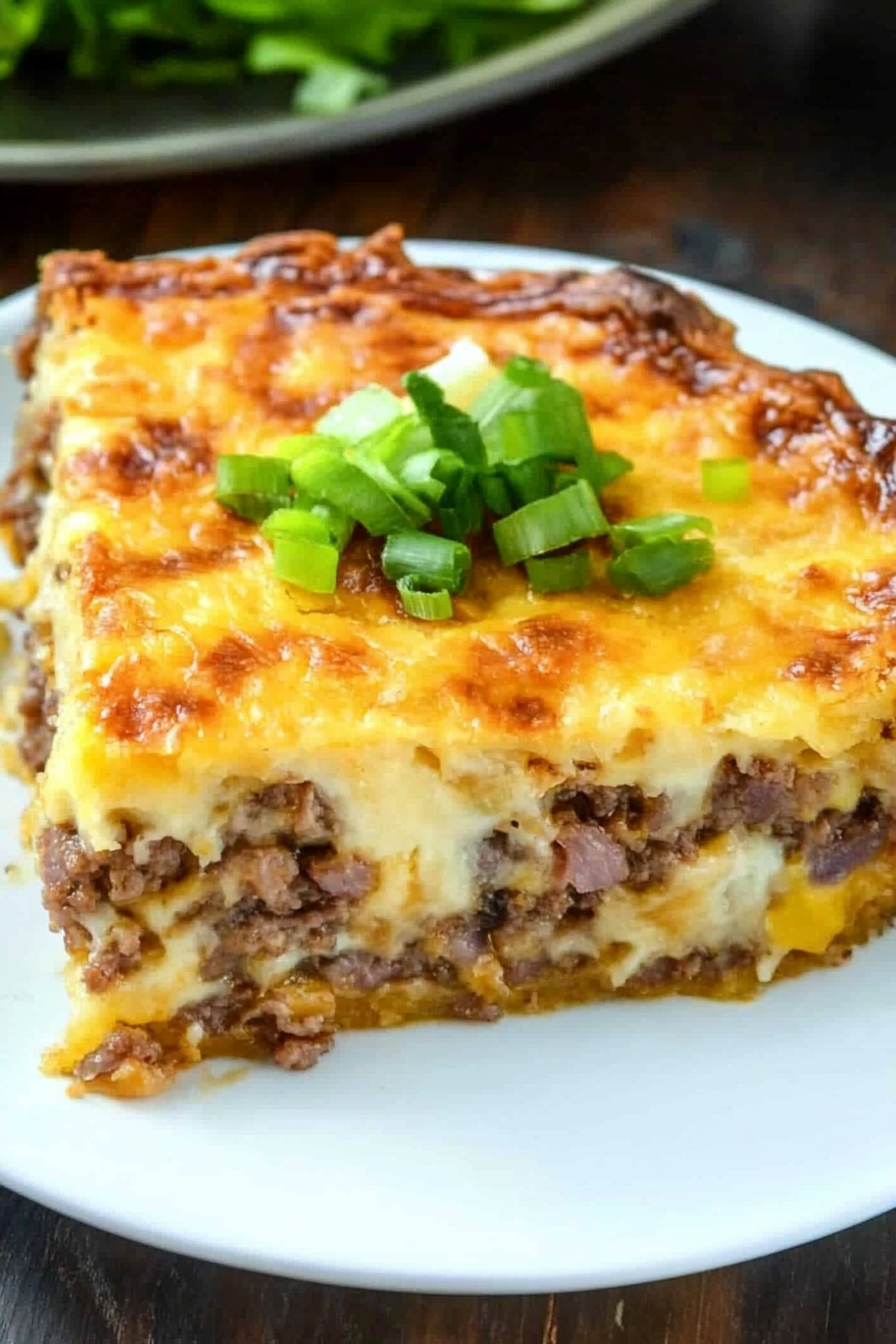 Classic Bisquick Cheeseburger Pie