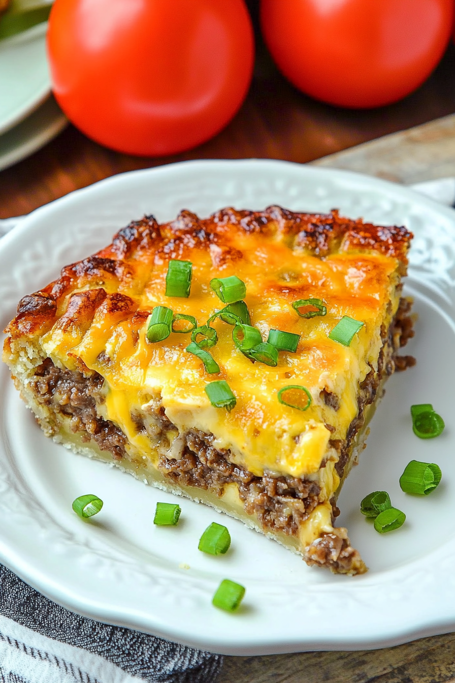 Classic Bisquick Cheeseburger Pie