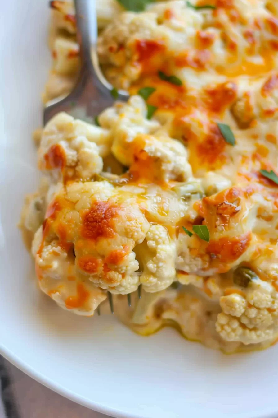 Creamy Queso Cauliflower