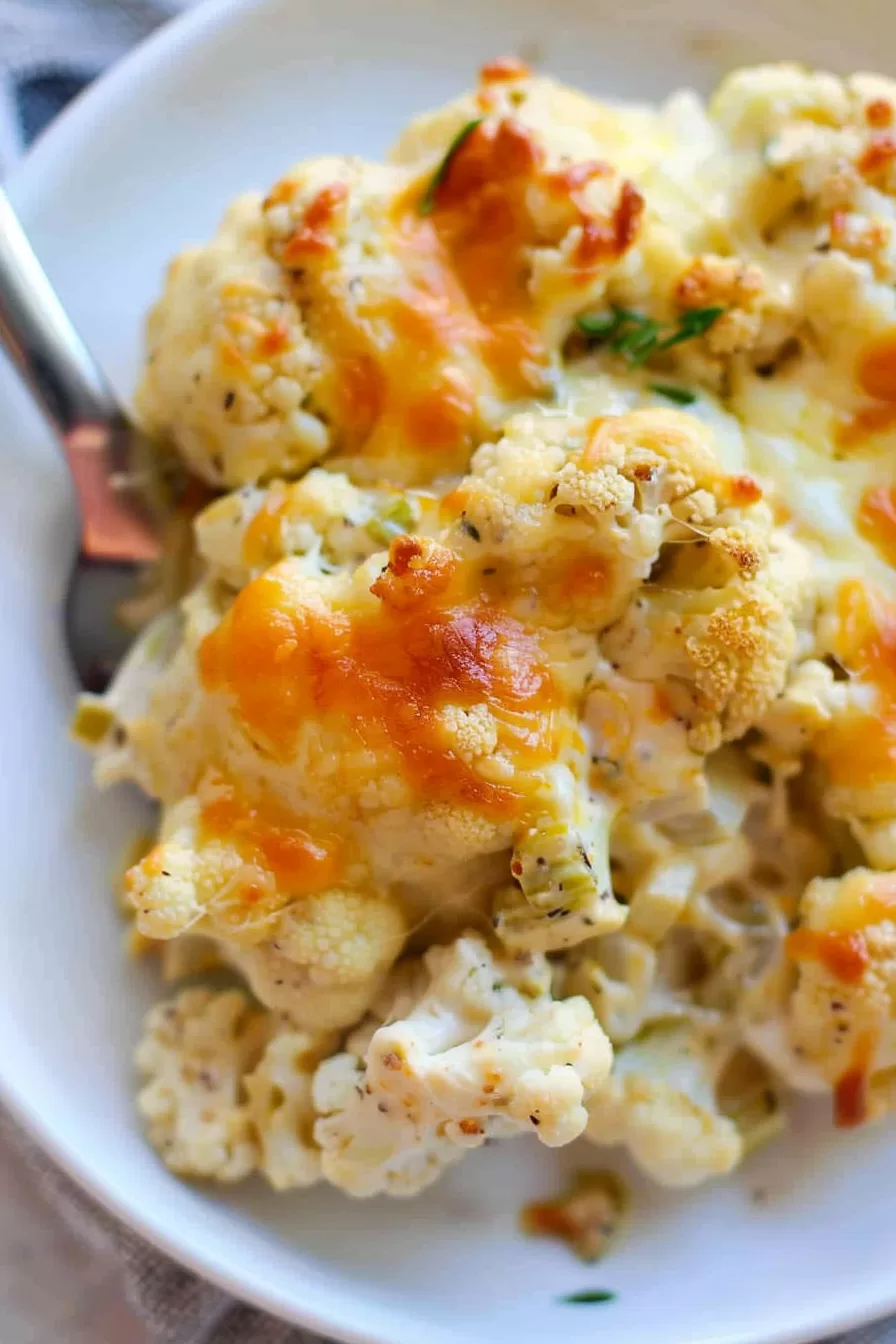 Creamy Queso Cauliflower