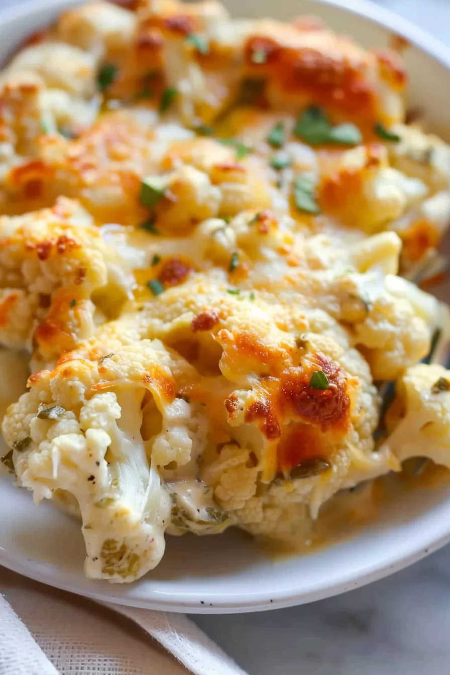 Creamy Queso Cauliflower