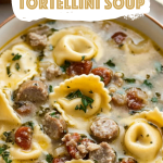 Creamy Sausage Tortellini Soup