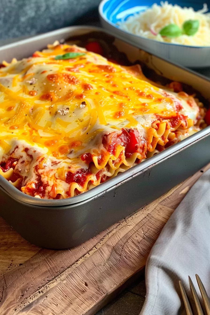 Creative Ramen Lasagna Bake