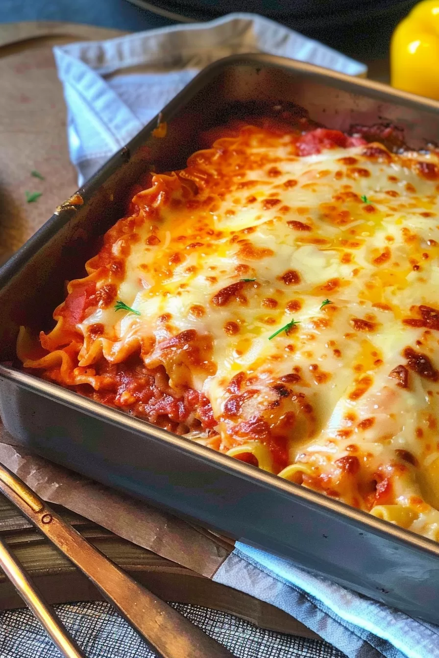 Creative Ramen Lasagna Bake