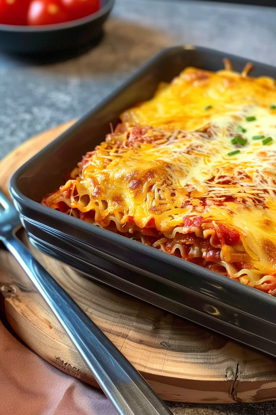 Creative Ramen Lasagna Bake