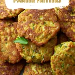 Crispy Cauliflower Paneer Fritters