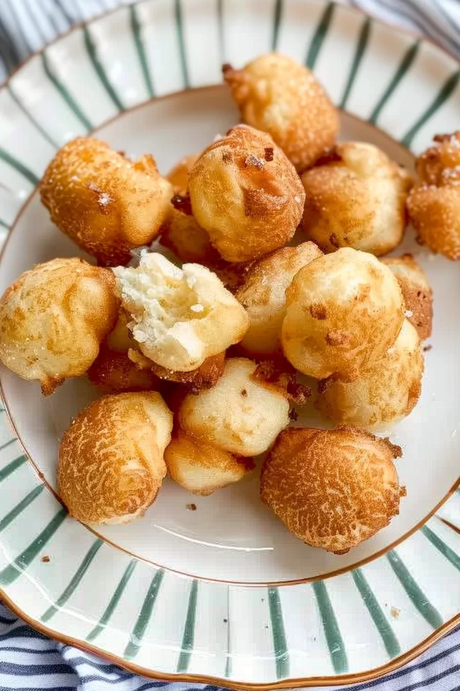 Crispy Fried Cheesecake Bites