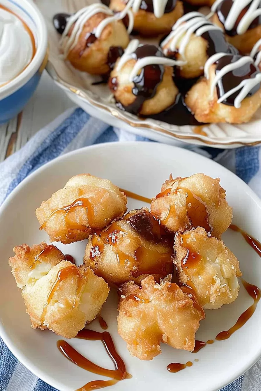 Crispy Fried Cheesecake Bites