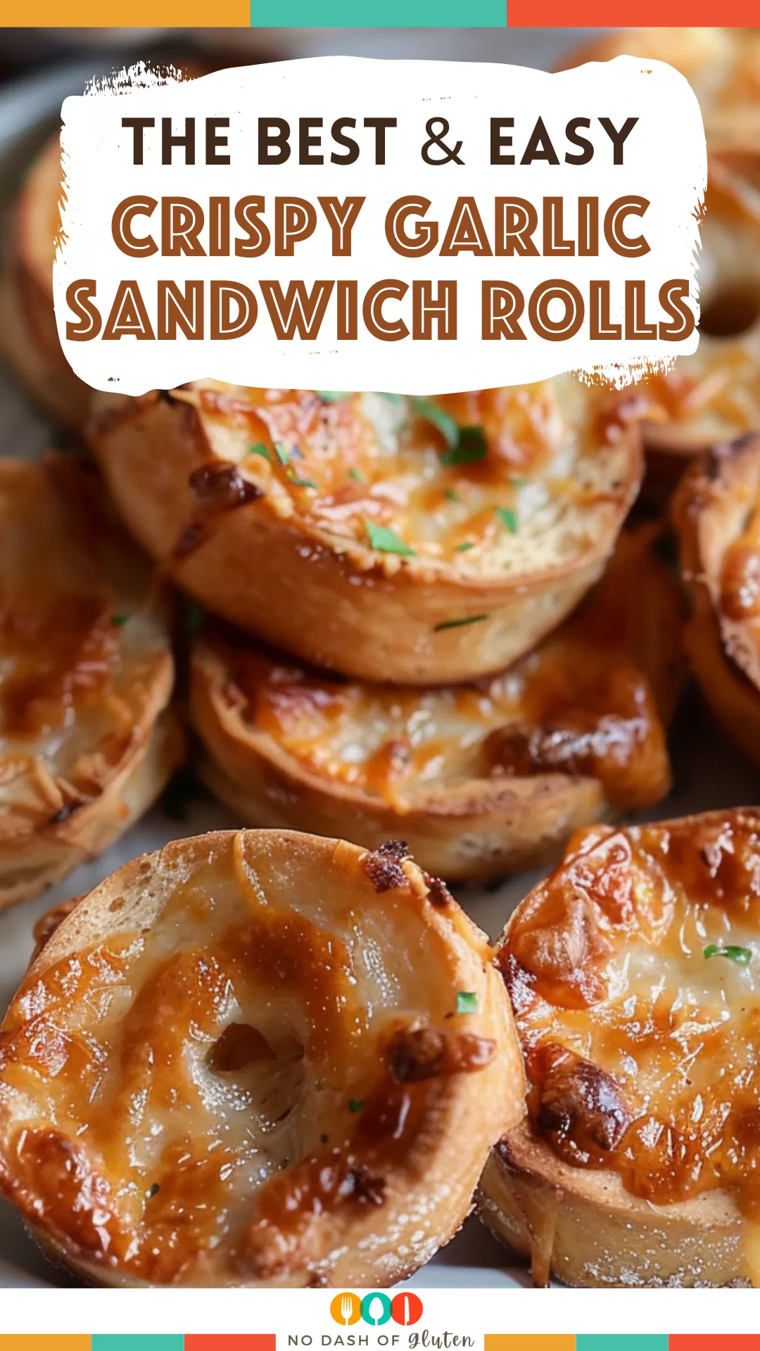 Crispy Garlic Sandwich Rolls