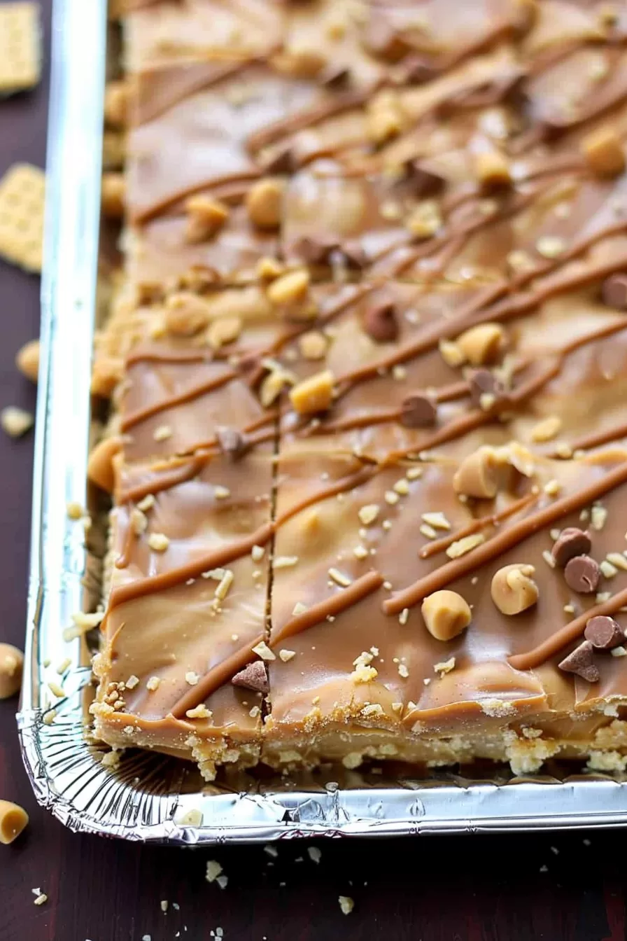 Crunchy Peanut Butter Cracker Candy