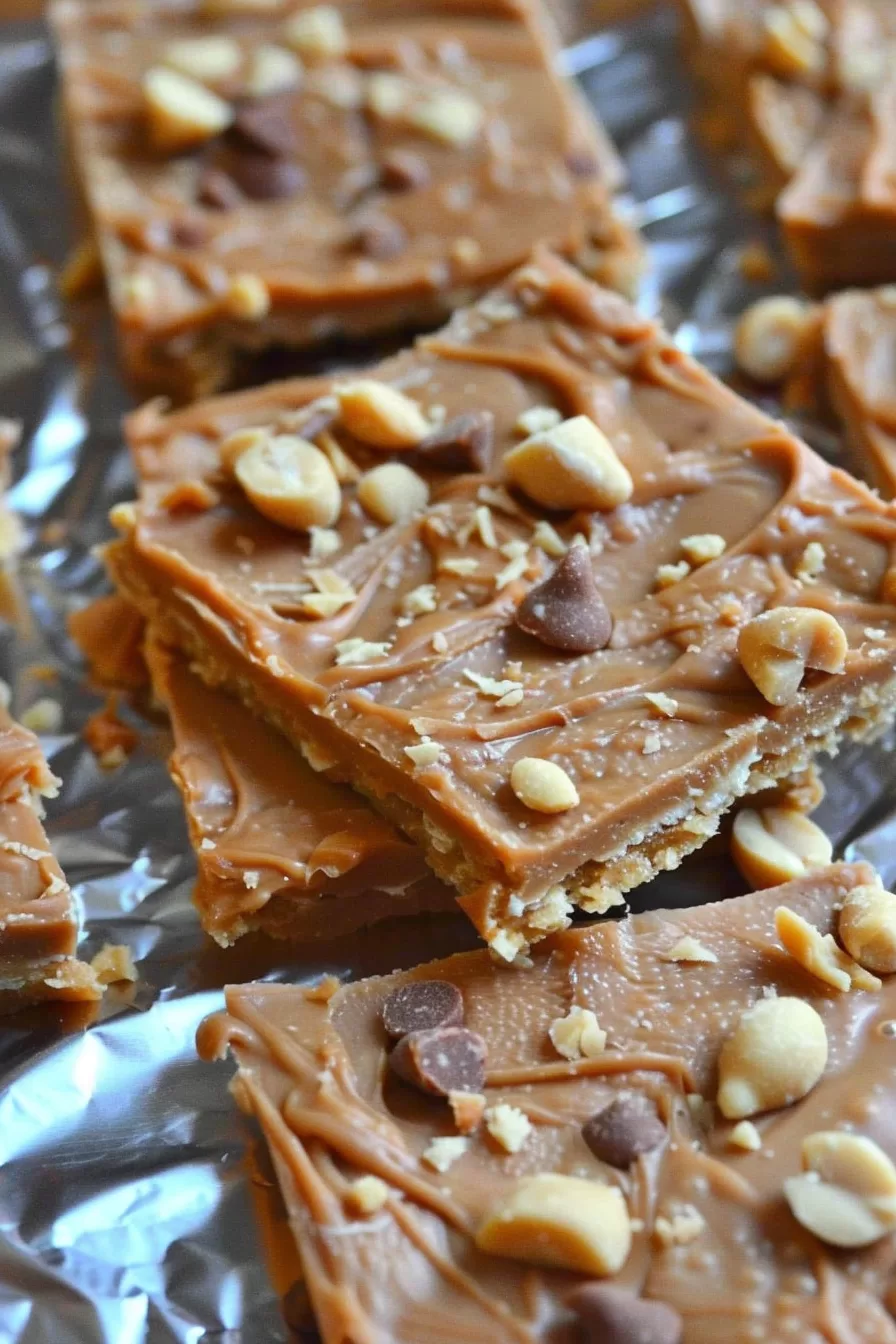 Crunchy Peanut Butter Cracker Candy