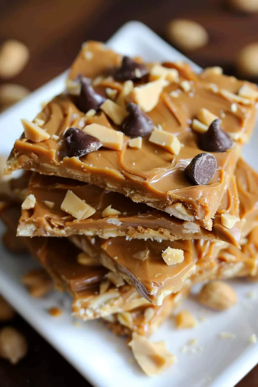 Crunchy Peanut Butter Cracker Candy