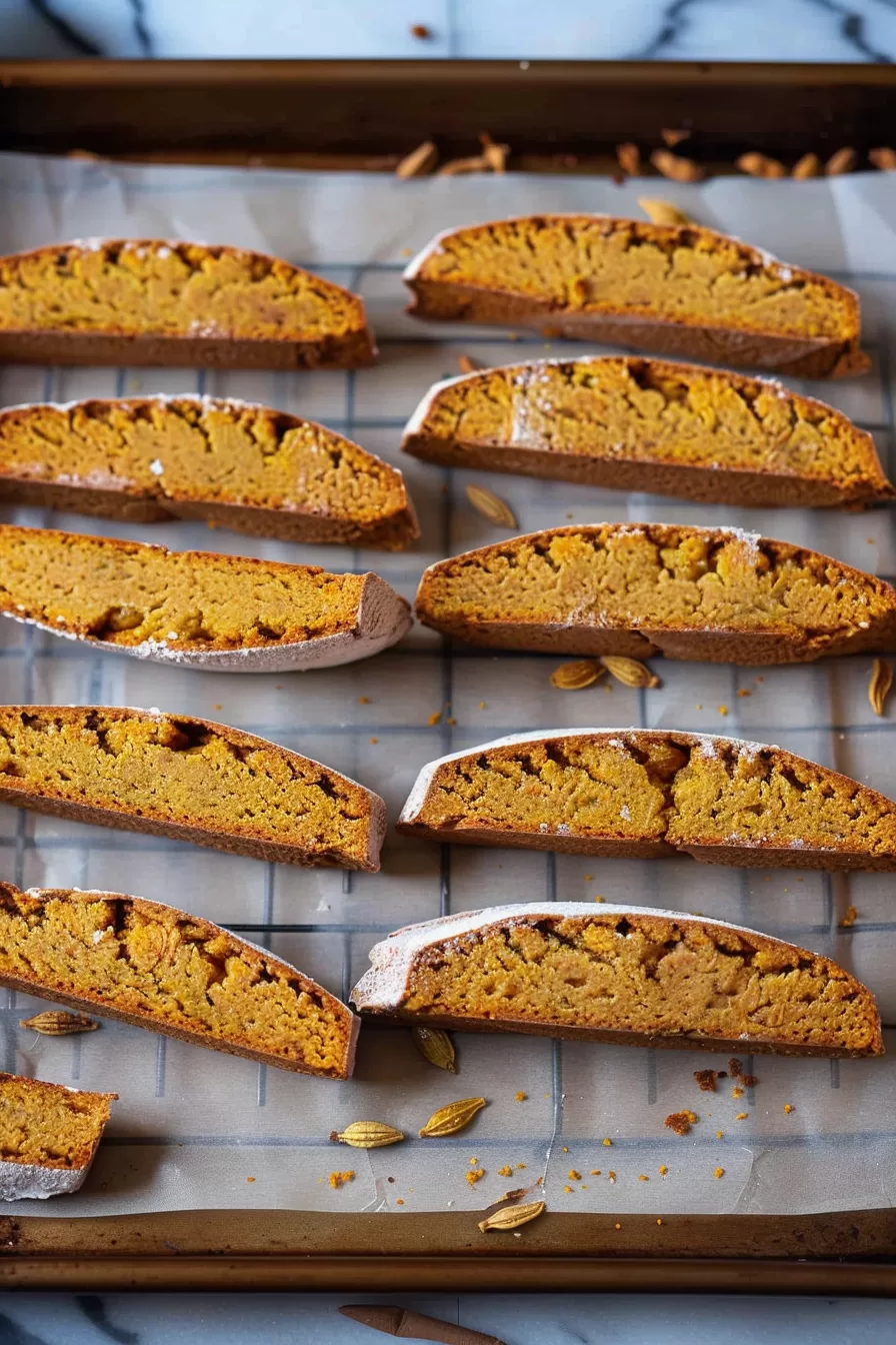 Crunchy Pumpkin Spiced Biscotti