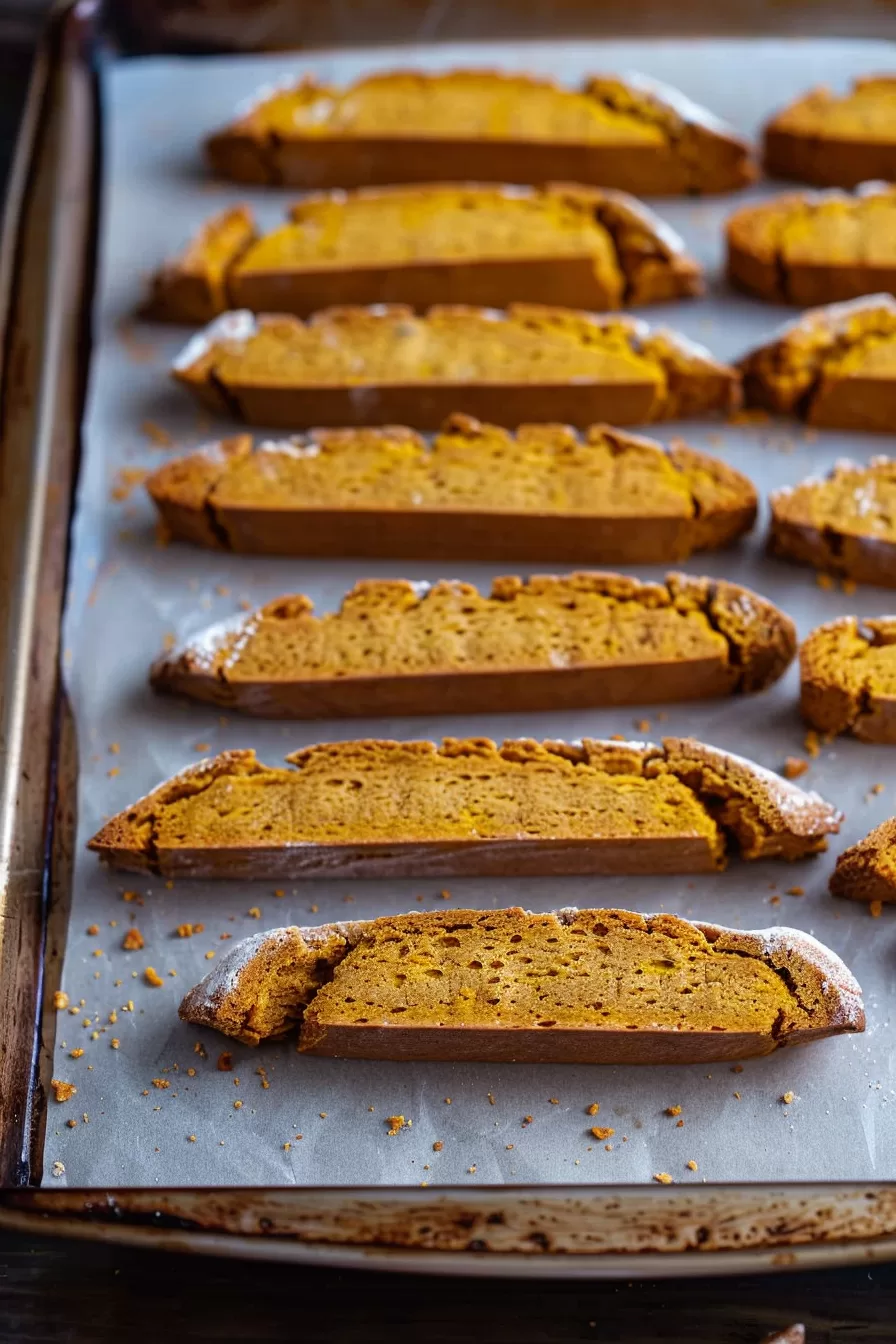 Crunchy Pumpkin Spiced Biscotti