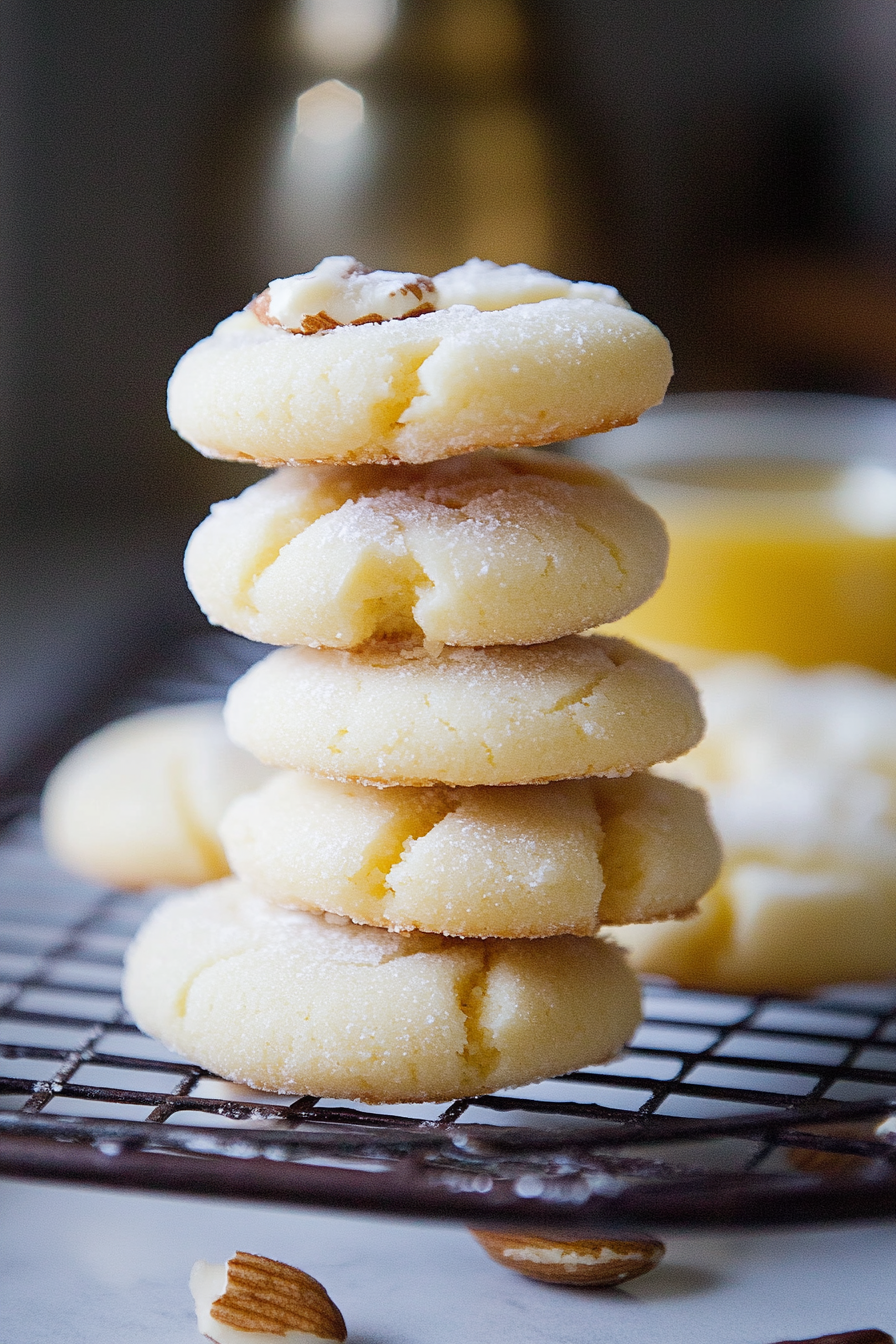 Easy Almond Meltaway Cookies