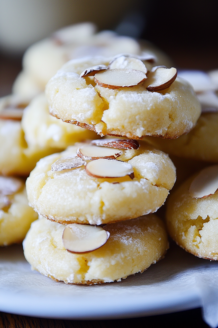 Easy Almond Meltaway Cookies