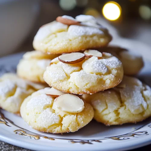 Easy Almond Meltaway Cookies