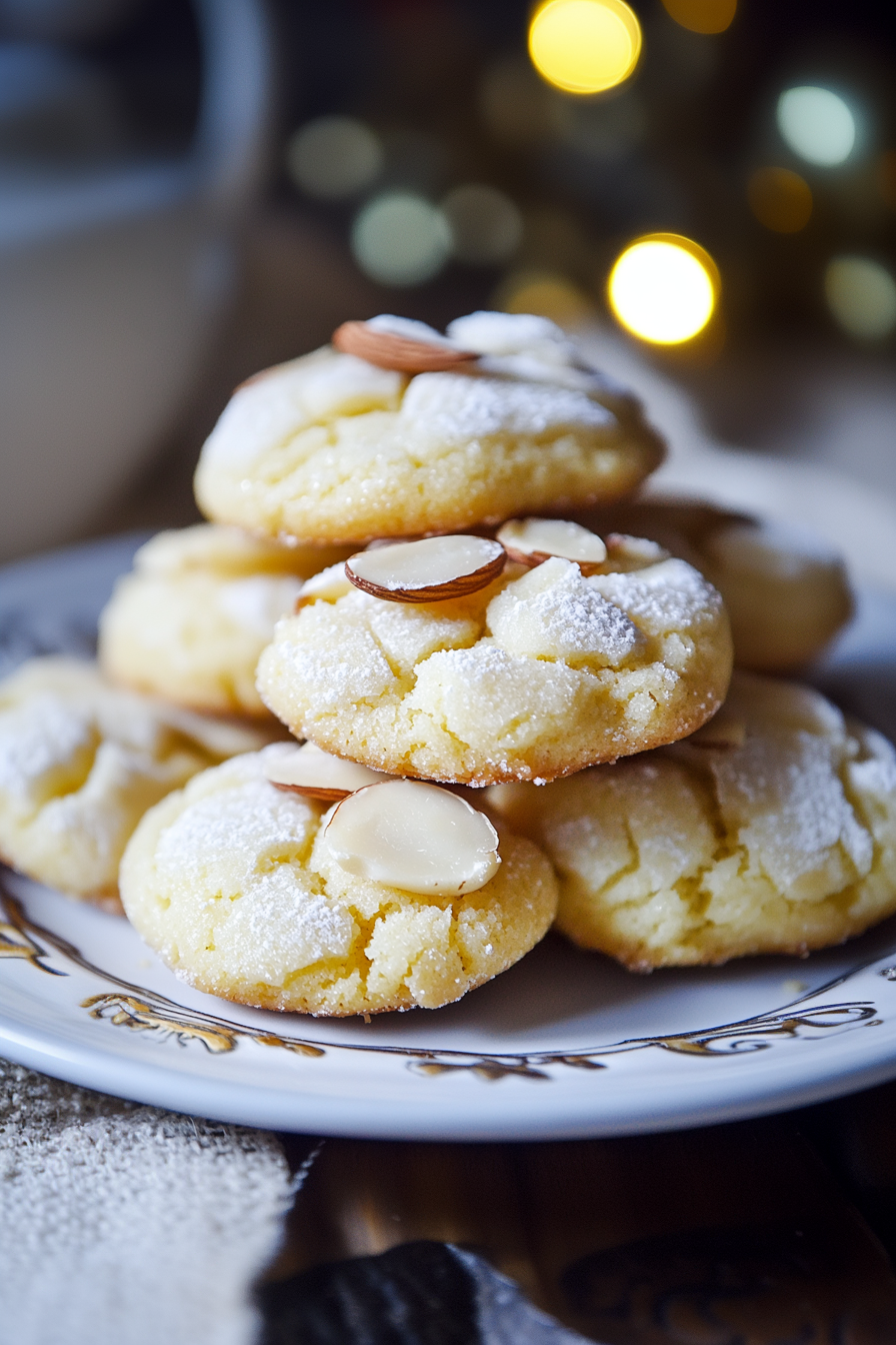 Easy Almond Meltaway Cookies