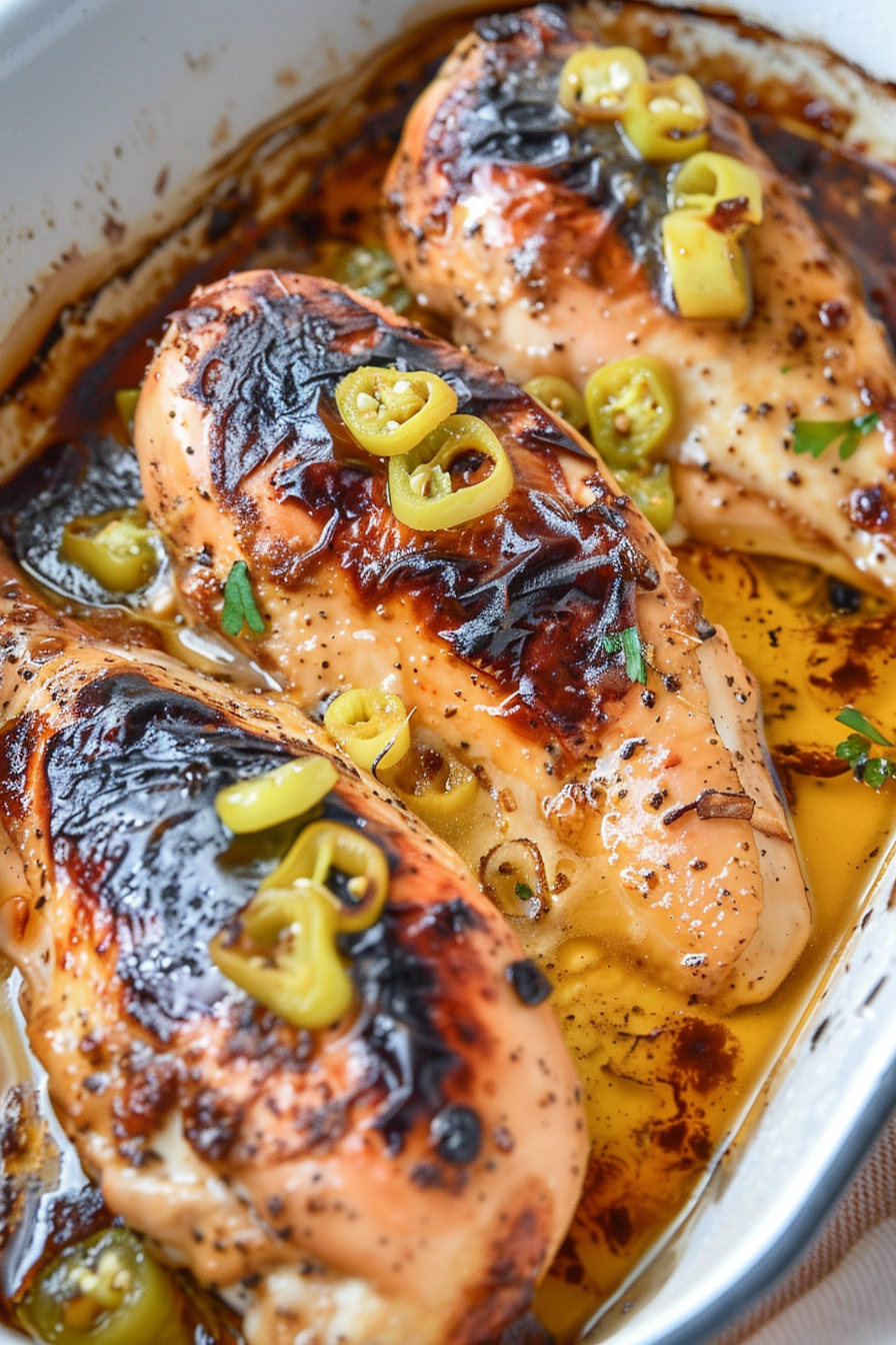 Easy Baked Mississippi Chicken