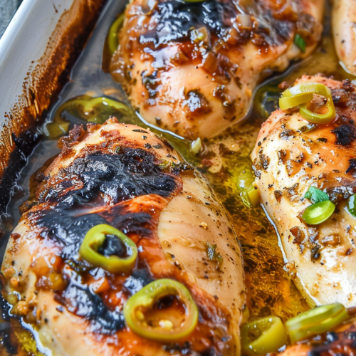 Easy Baked Mississippi Chicken