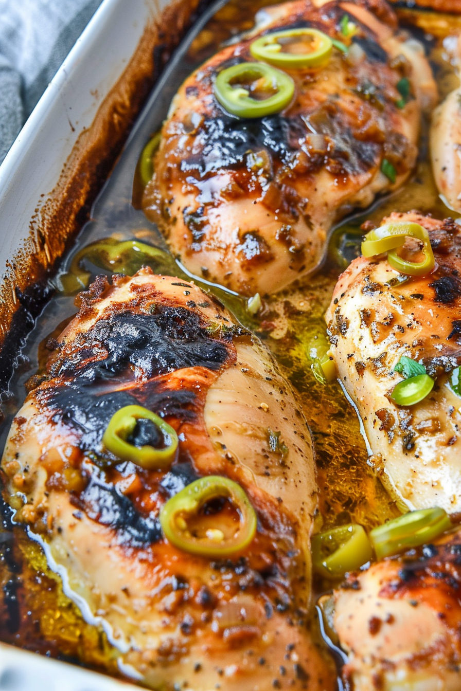 Easy Baked Mississippi Chicken