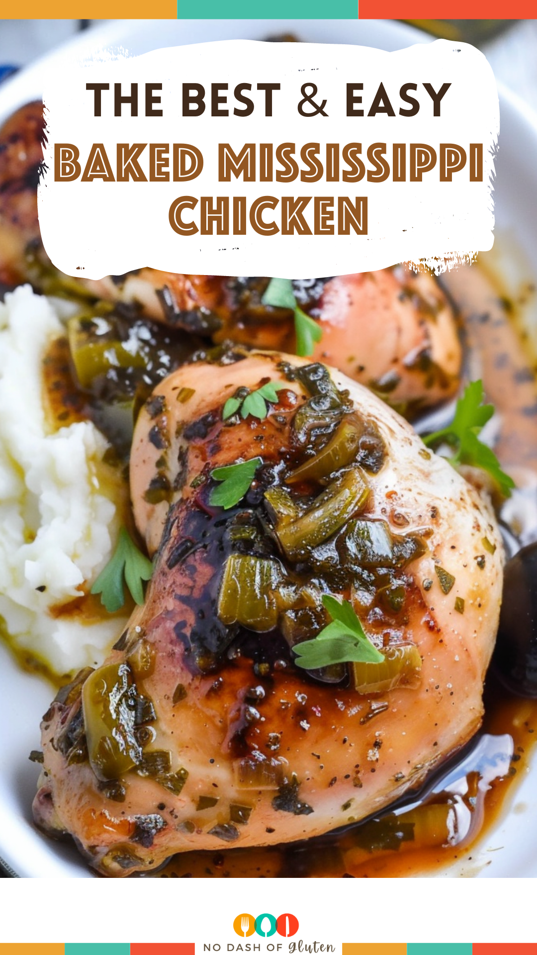 Easy Baked Mississippi Chicken