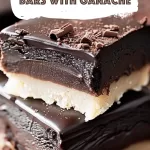 Easy Brownie Shortbread Bars with Ganache