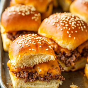 Easy Cheeseburger Sliders