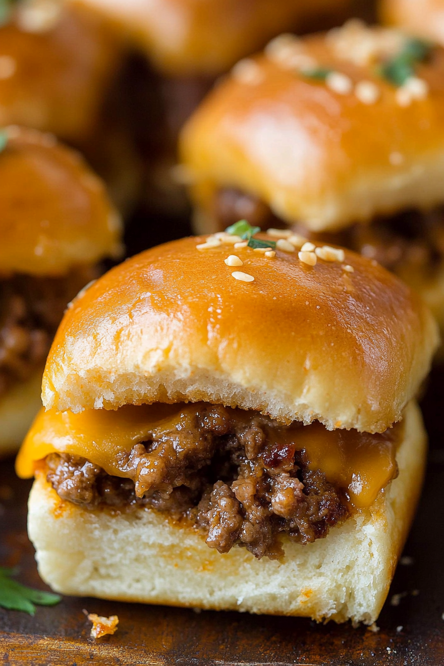 Easy Cheeseburger Sliders